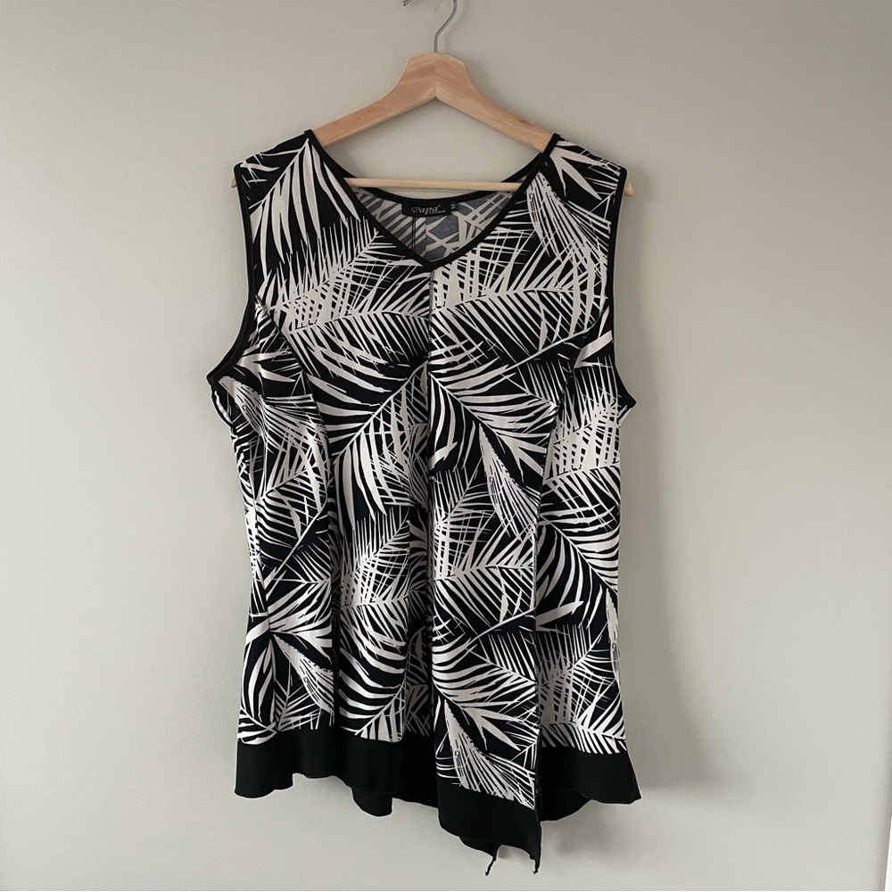 NWT Black and White Blouse